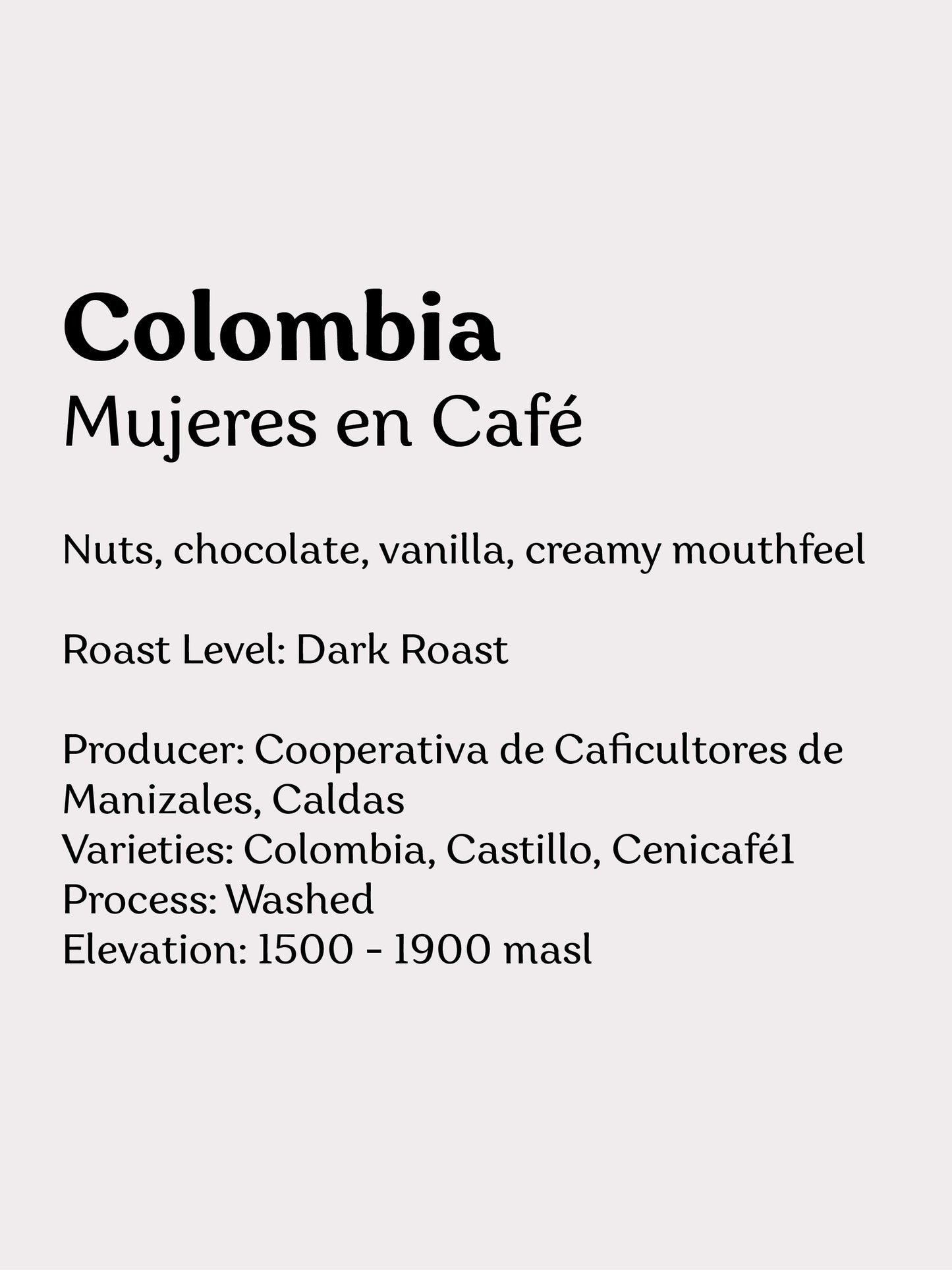 Colombia Mujeres en Café