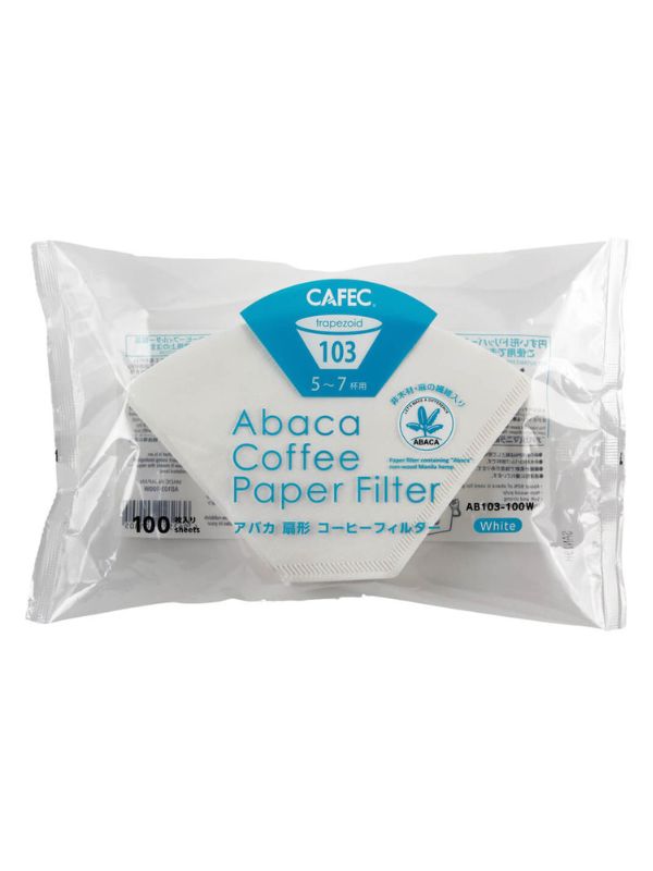 Abaca Trapezoid Paper Filters (100pk) - Wadi Coffee Roasters