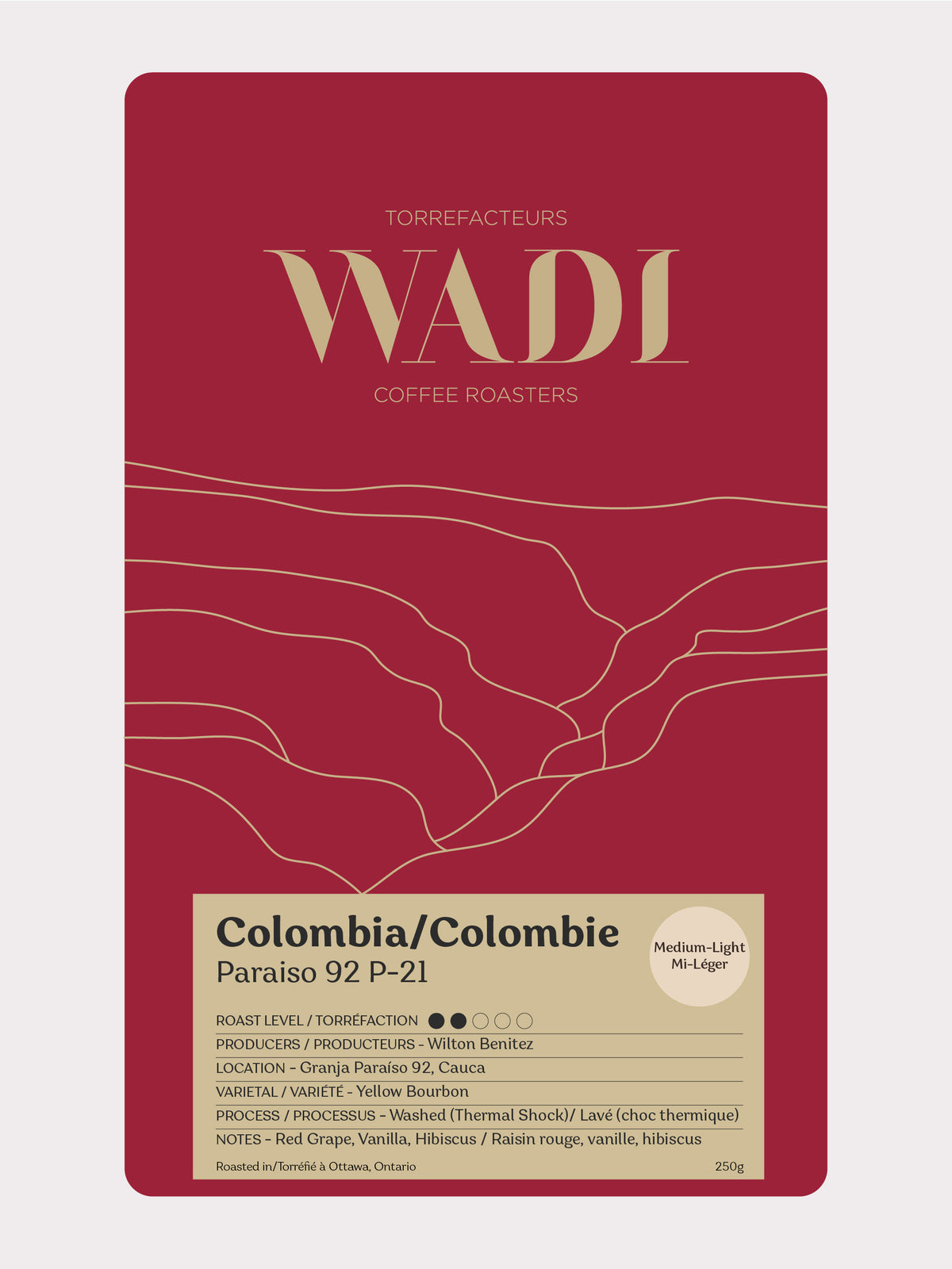 Colombia Paraíso 92 Yellow Bourbon P-21