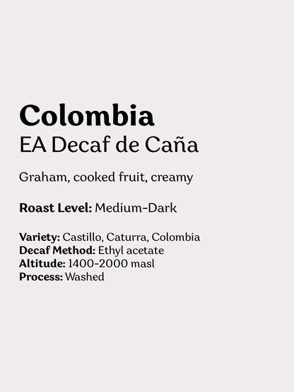 Colombia EA Decaf de Caña