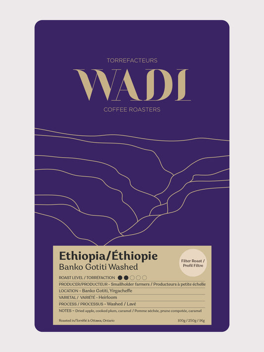 Ethiopia Banko Gotiti - Washed - Wadi Coffee Roasters