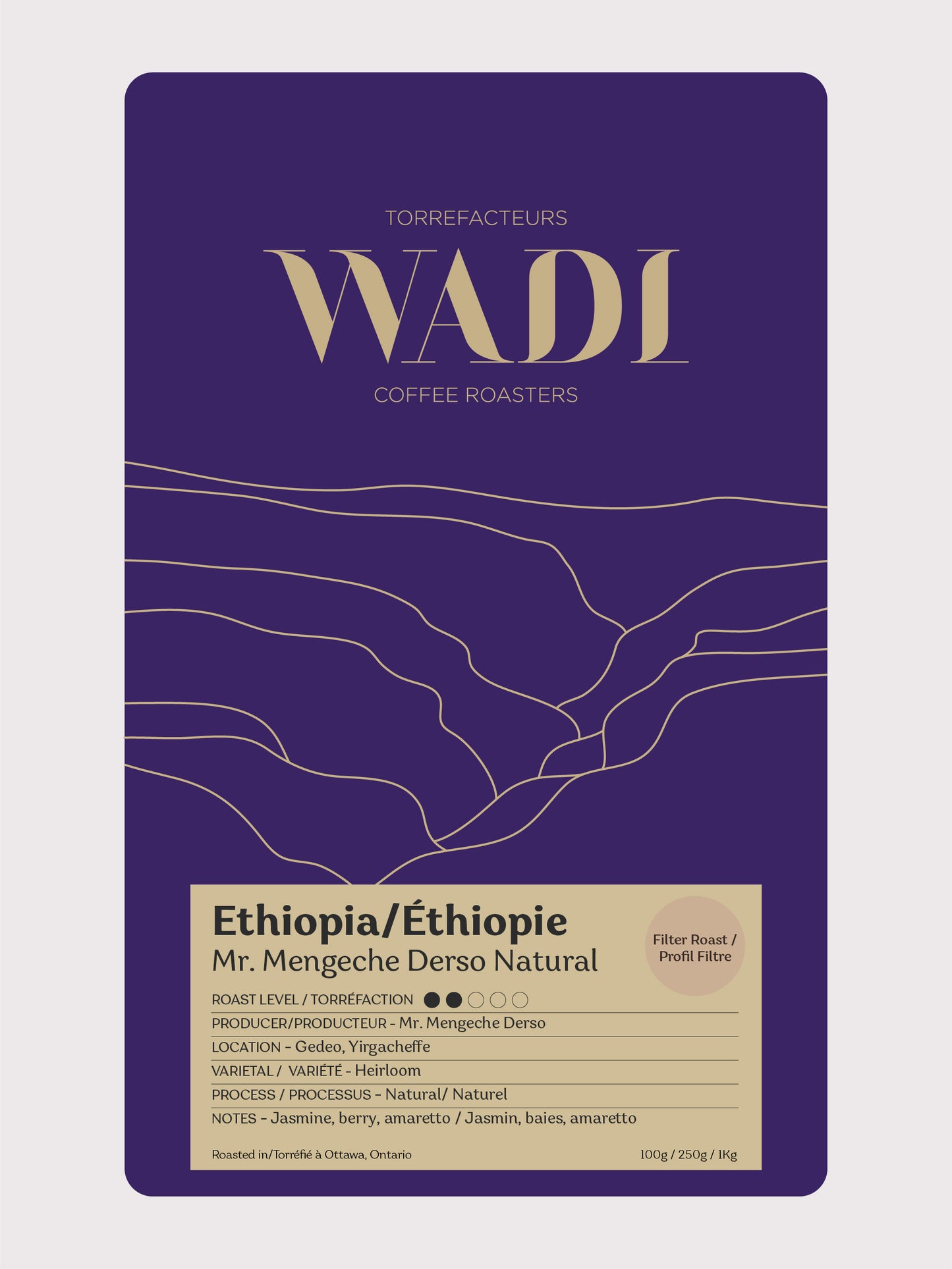 Ethiopia Mr. Mengeche Derso Natural - Wadi Coffee Roasters