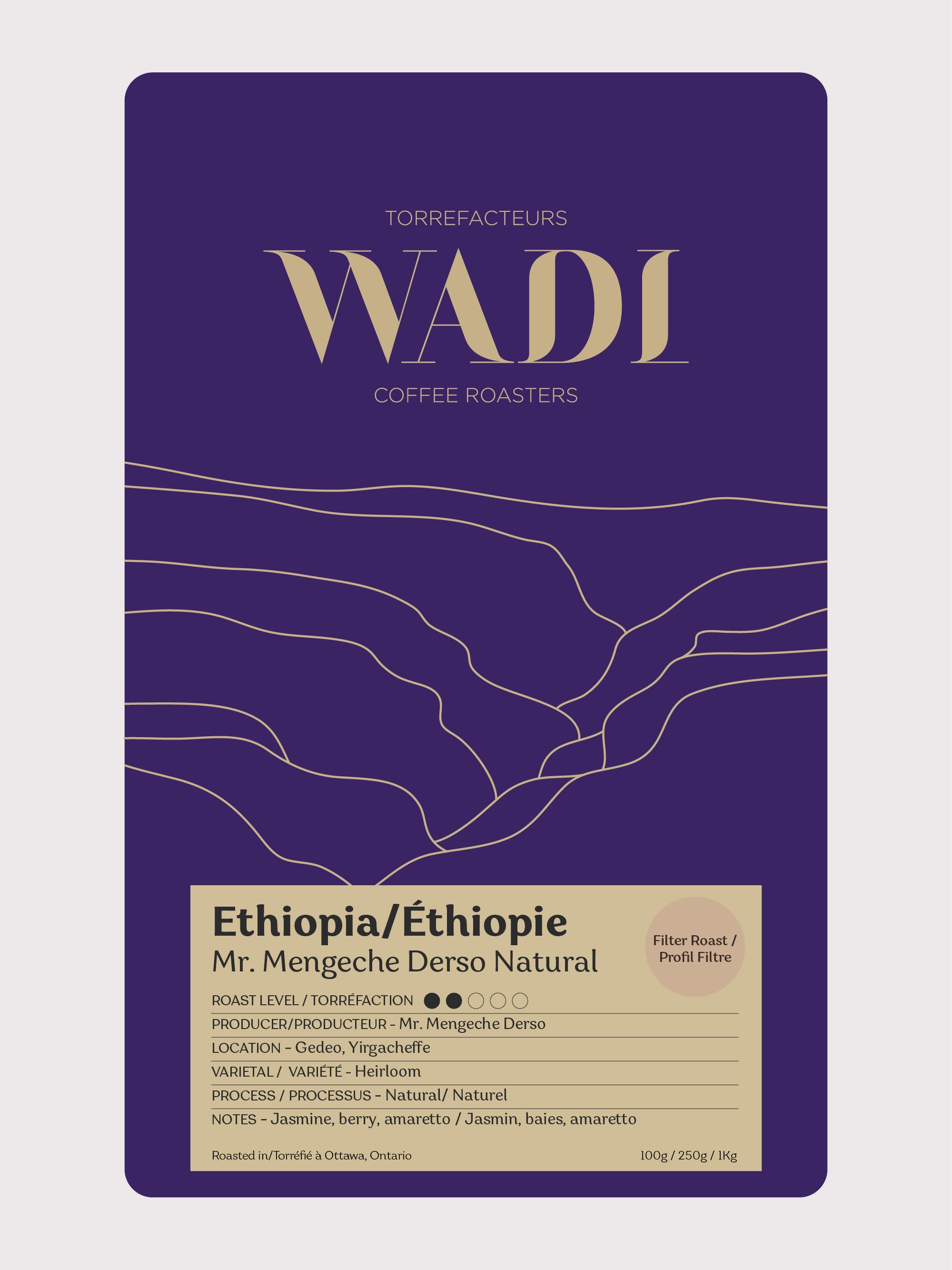 Ethiopia Mr. Mengeche Derso Natural - Wadi Coffee Roasters