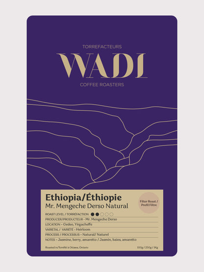 Ethiopia Mr. Mengeche Derso Natural - Wadi Coffee Roasters