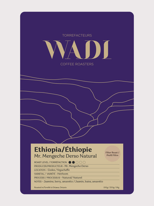 Ethiopia Mr. Mengeche Derso Natural - Wadi Coffee Roasters