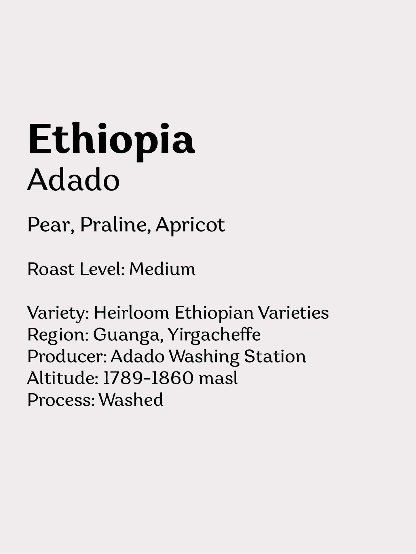 Ethiopia Adado