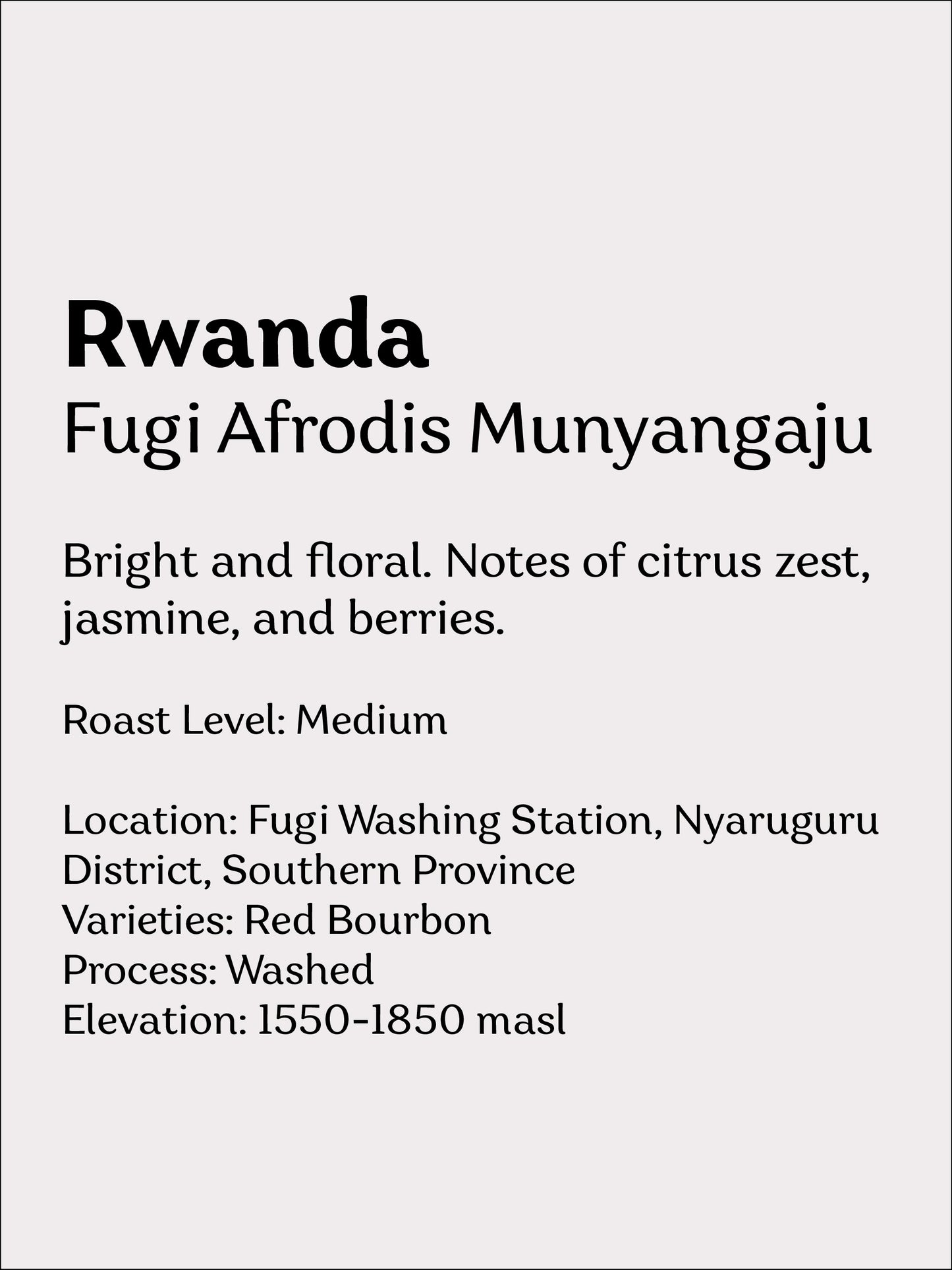 Rwanda Fugi Afrodis Munyangaju