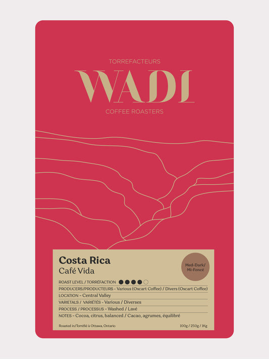 Costa Rica Café Vida - Wadi Coffee Roasters